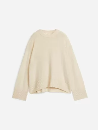 Afslappet Cashmere-Wool Jumper