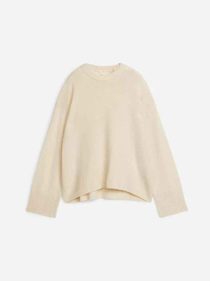 Afslappet Cashmere-Wool Jumper