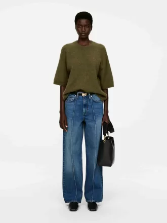 Alpaca-uld blandingstrøje