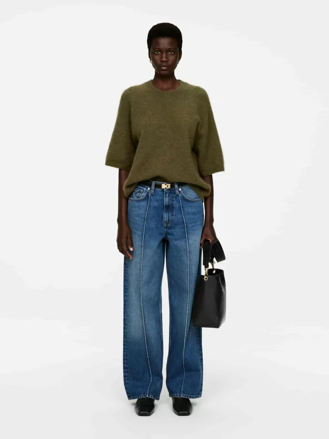 Alpaca-uld blandingstrøje