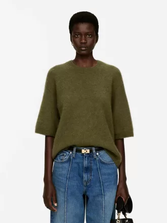 Alpaca-uld blandingstrøje