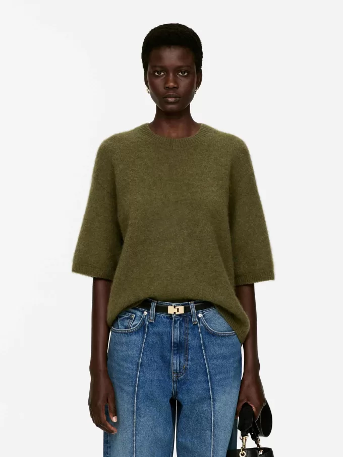 Alpaca-uld blandingstrøje