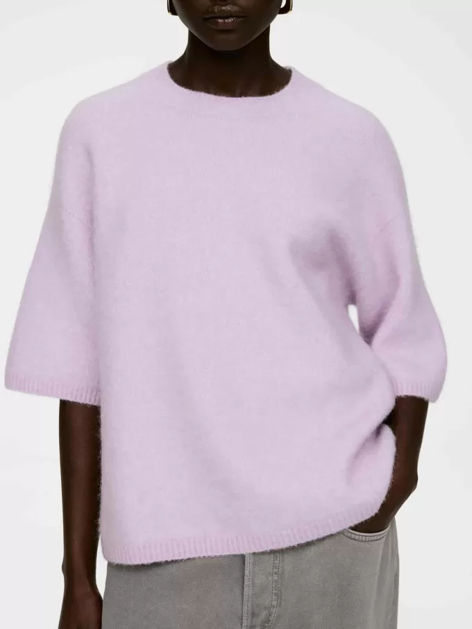 Alpaca-uld blandingstrøje