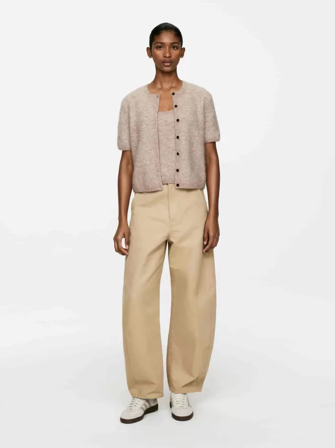 Alpaca-uld-blend cardigan