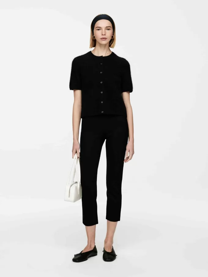 Alpaca-uld-blend cardigan