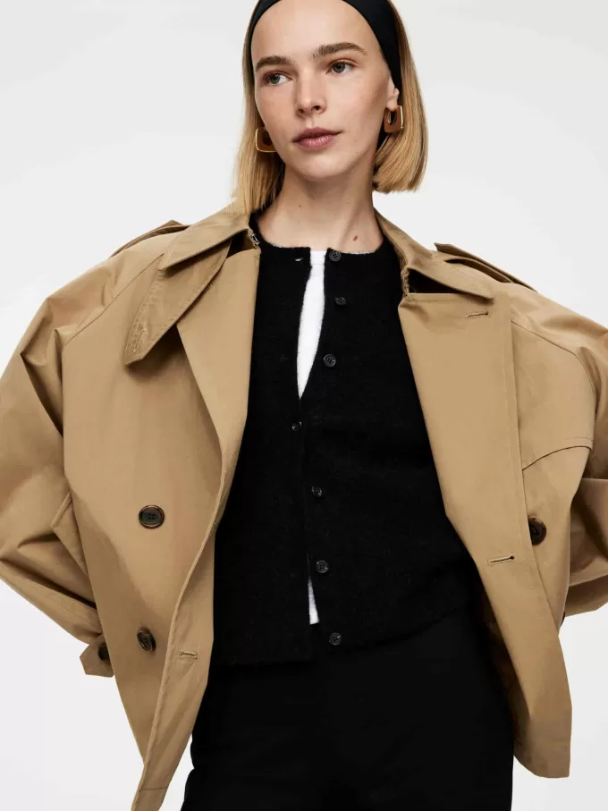 Alpaca-uld-blend cardigan