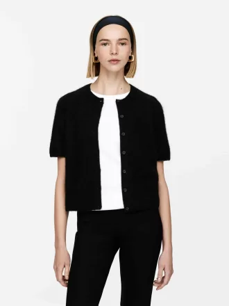 Alpaca-uld-blend cardigan