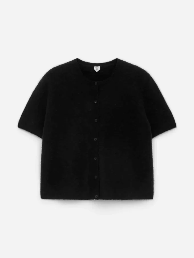 Alpaca-uld-blend cardigan