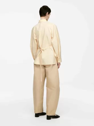 Bæltebluse i bomuld