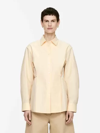 Bæltebluse i bomuld