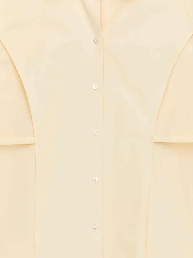 Bæltebluse i bomuld