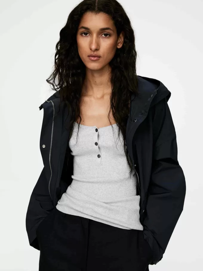 Ballerina-udskæring top