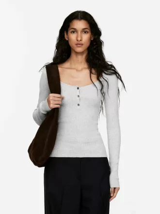 Ballerina-udskæring top