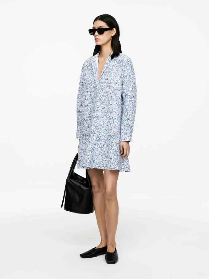 Bomuldsprint kjole Bomuldsprint kjole