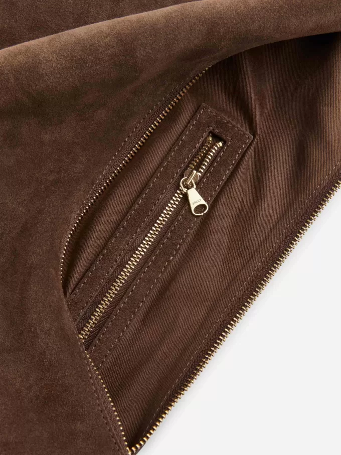 Buet ruskindstaske Buet ruskindstaske