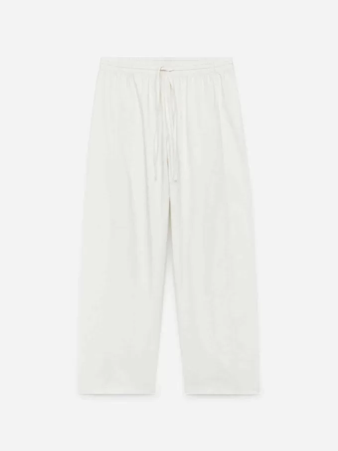 Bukser af bomuld-hør