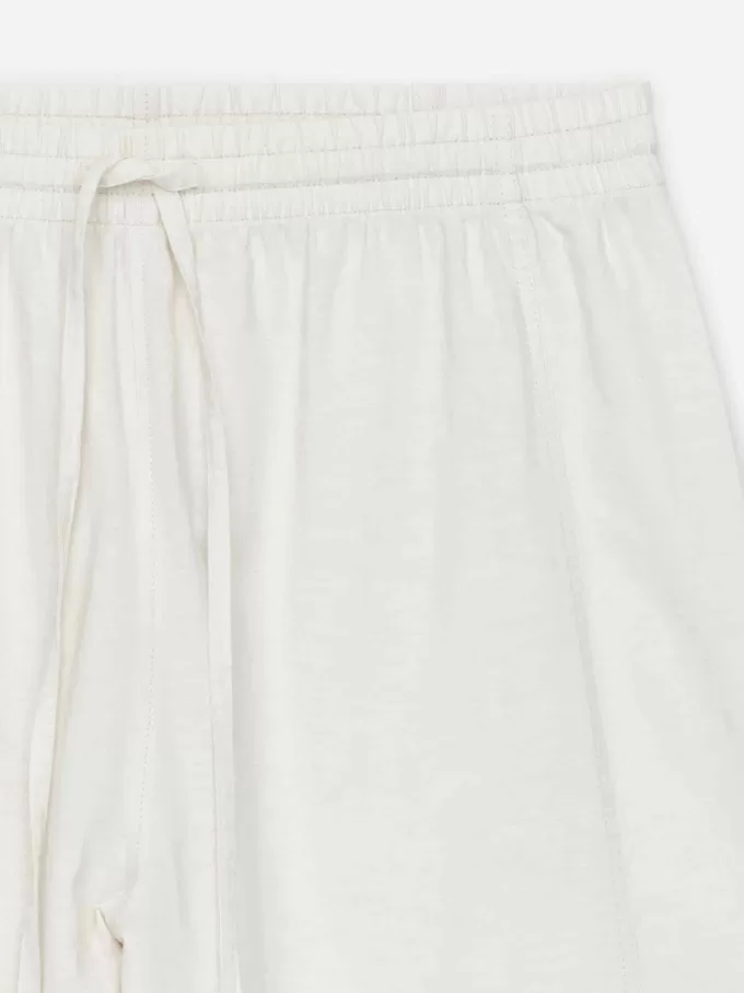 Bukser af bomuld-hør