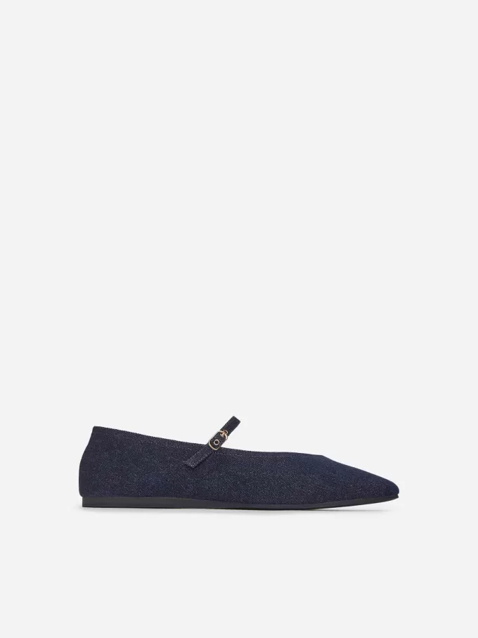 Denim Mary Jane Flats Denim Mary Jane Flats