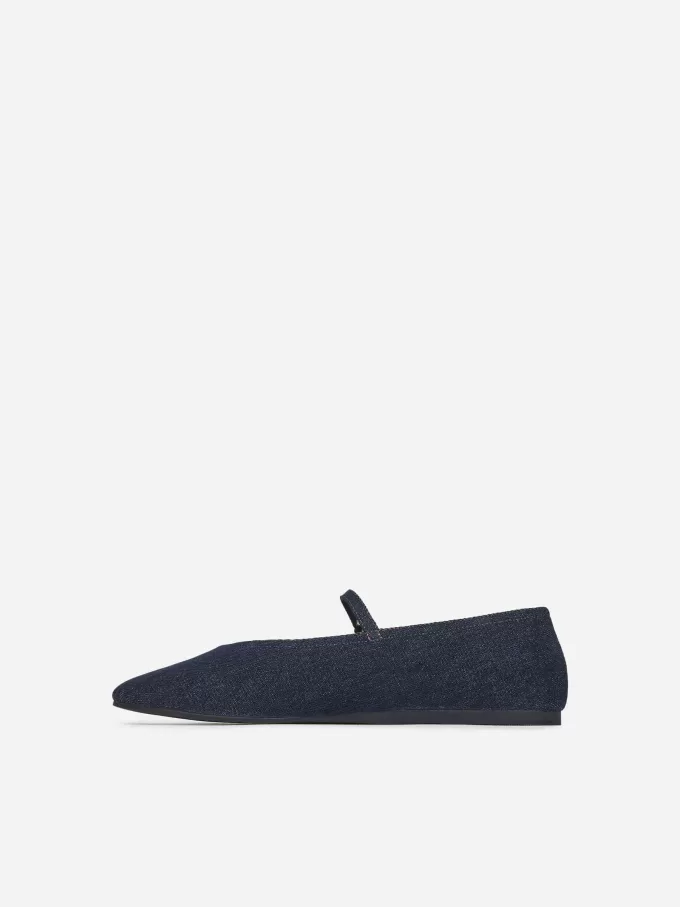 Denim Mary Jane Flats Denim Mary Jane Flats