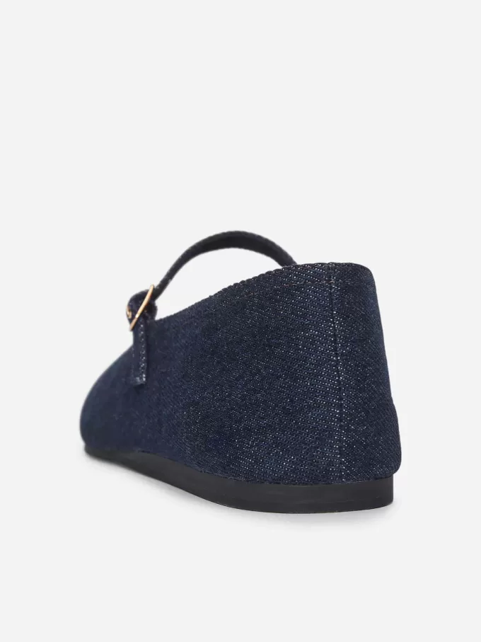 Denim Mary Jane Flats Denim Mary Jane Flats