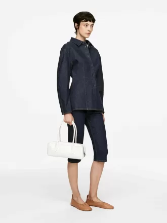 Figursyet denimskjorte