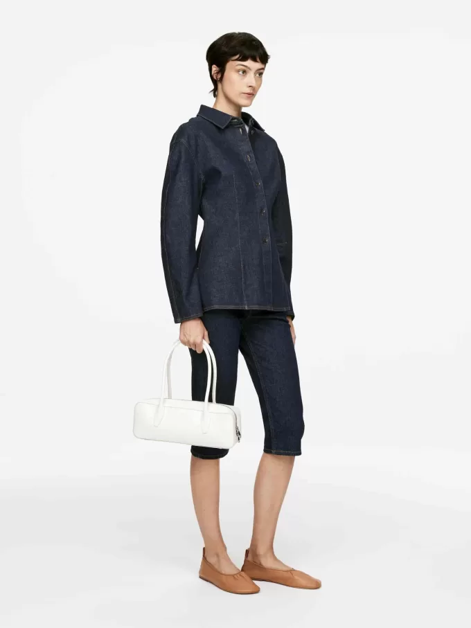 Figursyet denimskjorte