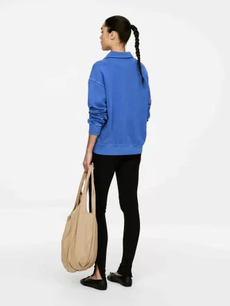 Fransk frotté poloshirt