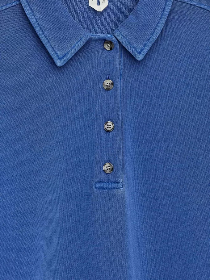 Fransk frotté poloshirt