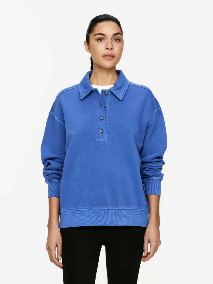 Fransk frotté poloshirt