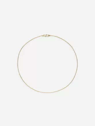Guldbelagt kæde halskæde