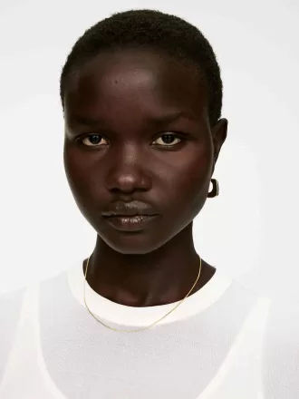 Guldbelagt kæde halskæde