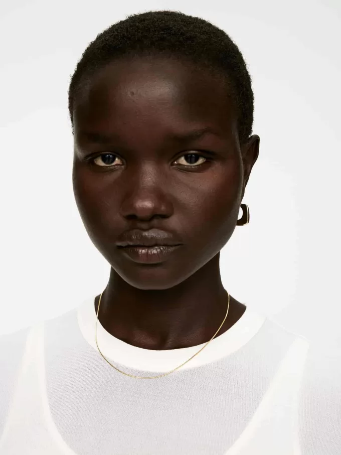 Guldbelagt kæde halskæde