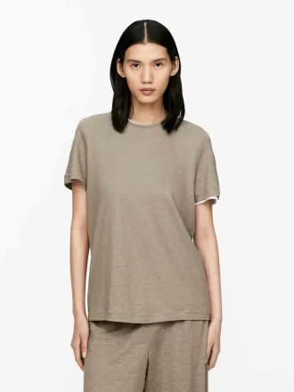 Jerseyskjorte i hør