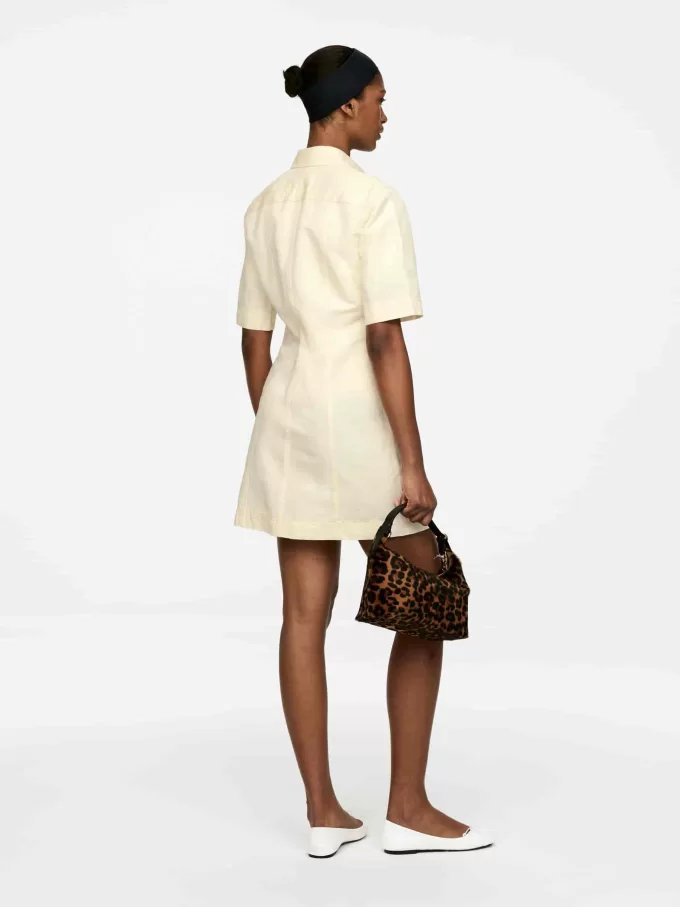 Kjole i hør og bomuld