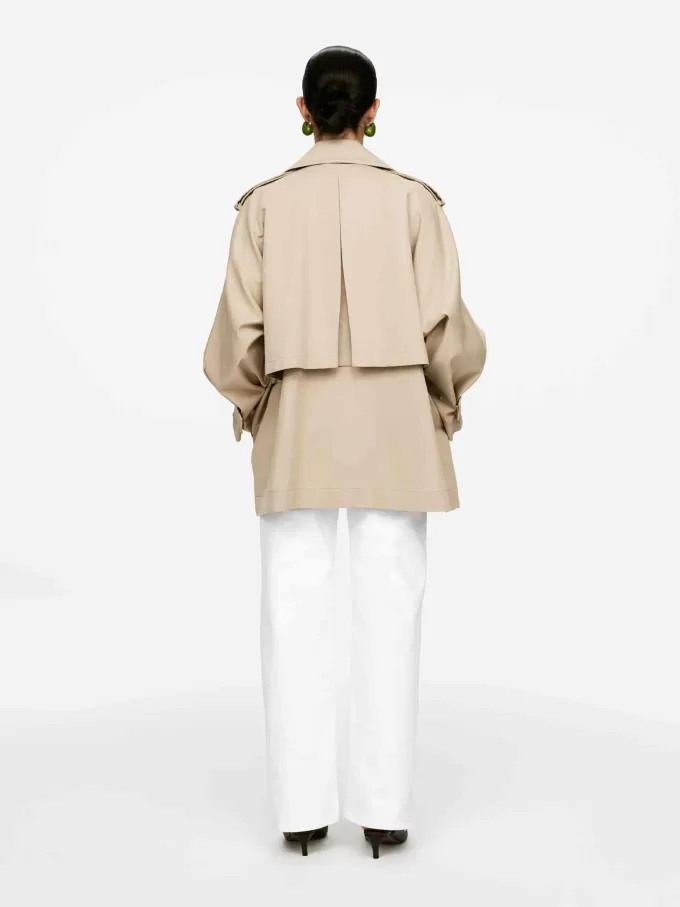 Kort trenchcoat