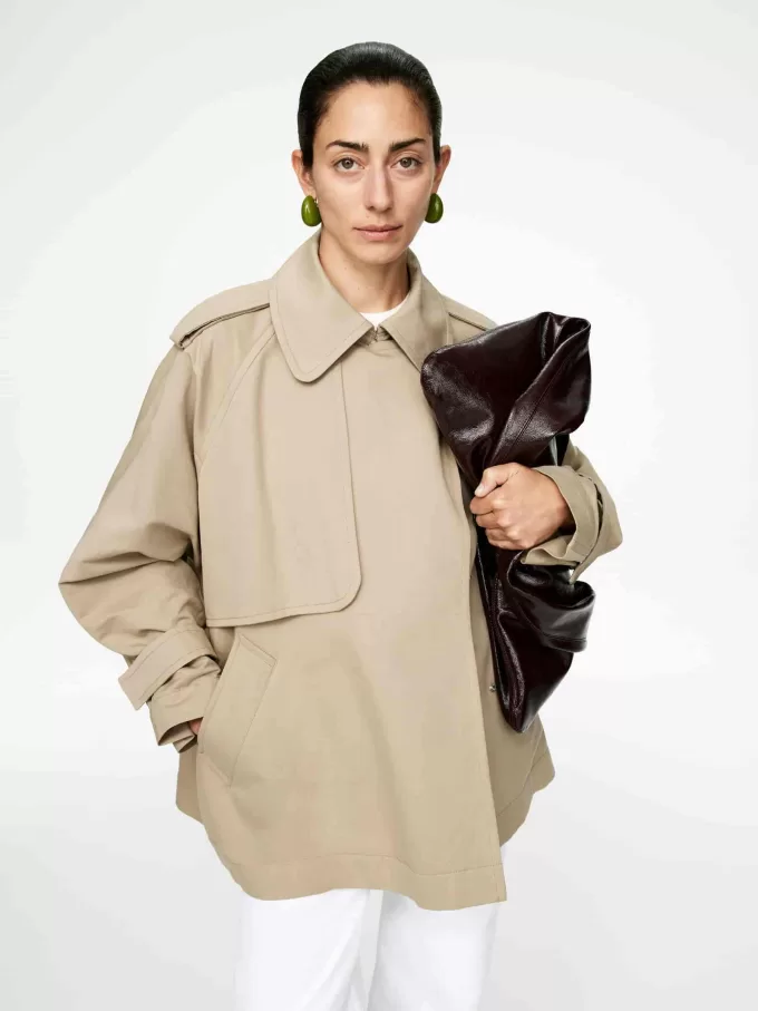 Kort trenchcoat