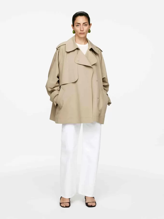 Kort trenchcoat