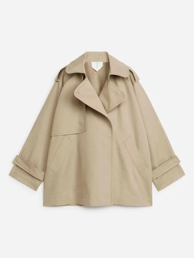 Kort trenchcoat