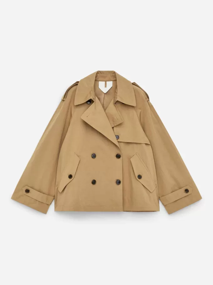 Kort trenchjakke