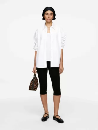 Læder Mary Jane Flats