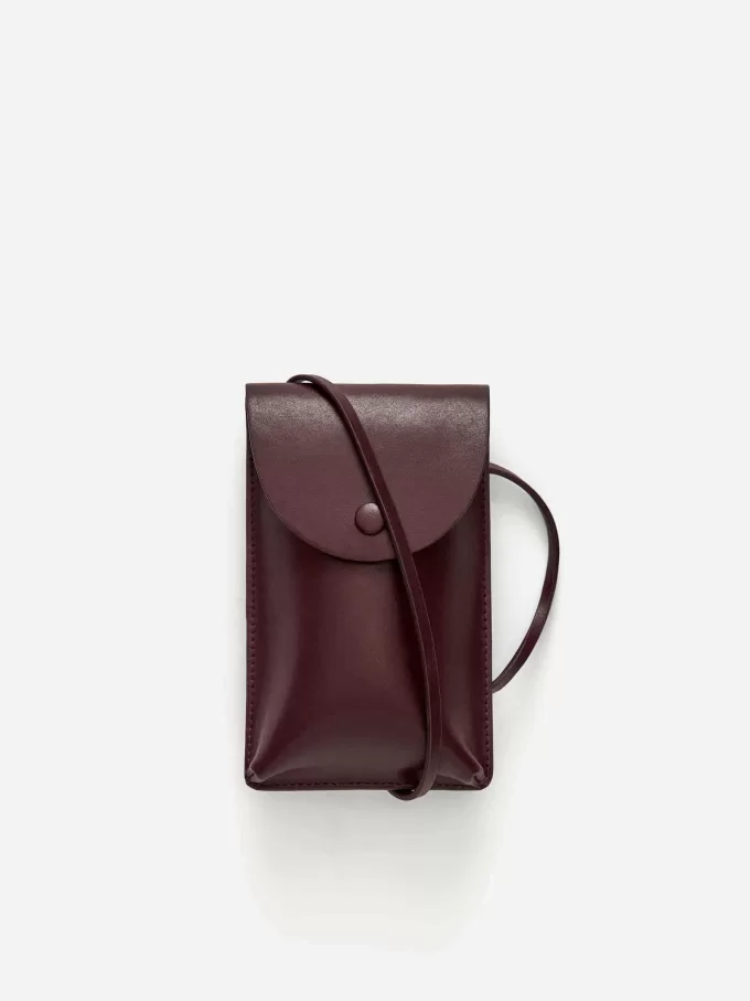 Læder telefontaske Læder telefontaske