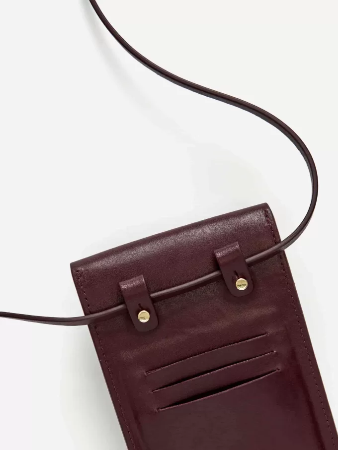 Læder telefontaske Læder telefontaske