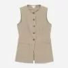 Linned-Blend Vest