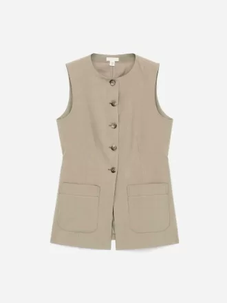 Linned-Blend Vest