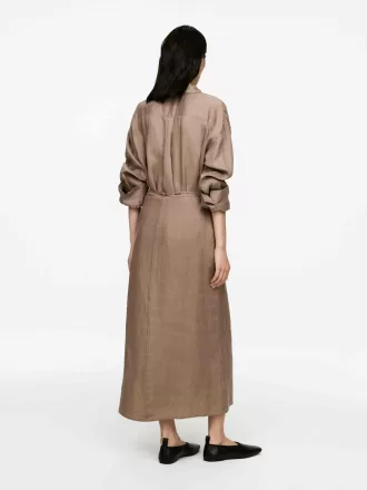 Linned wrap nederdel