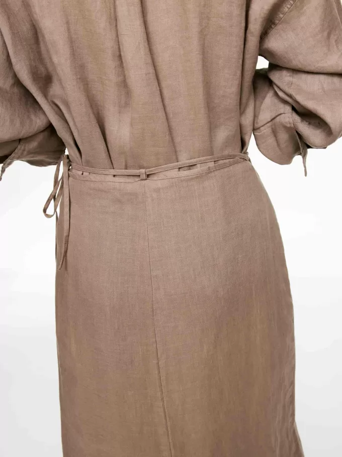 Linned wrap nederdel