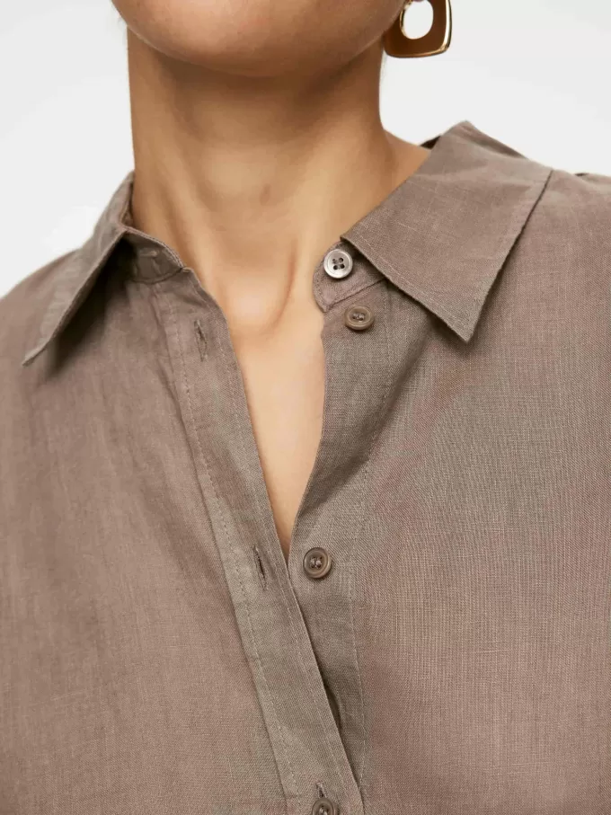 Løs hørskjorte Løs hørskjorte