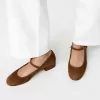 Mary Jane Suede Pumps
