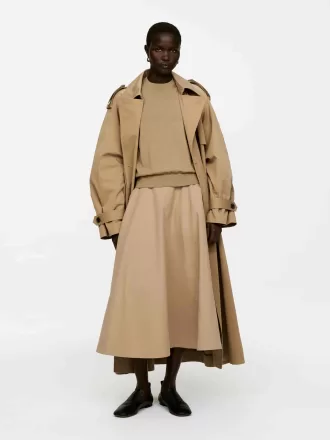 Maxi Poplin nederdel