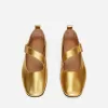 Metalliske Mary Jane Flats Metalliske Mary Jane Flats